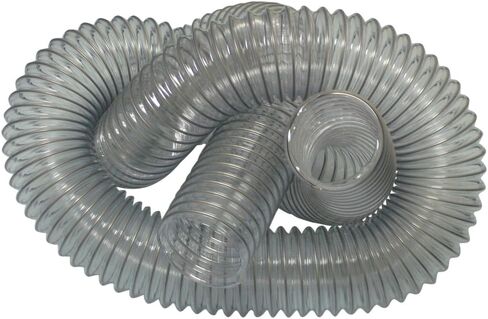 مطاط كال 01-W102-1.75-50 بولي كلوريد الفينيل خرطوم أنابيب مرن للخدمة الخفيفة، 1.75 بوصة معرف × 50 بوصة، شفاف in Kuwait