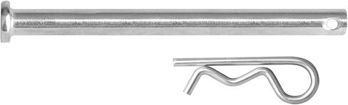 50 Sets 7/32" x 3-1/8" Stainless Steel 304 Single Hole Clevis Pin with Cotter Pin Clips, Flat Head Clevis Pin Effective Length 3" in Kuwait
