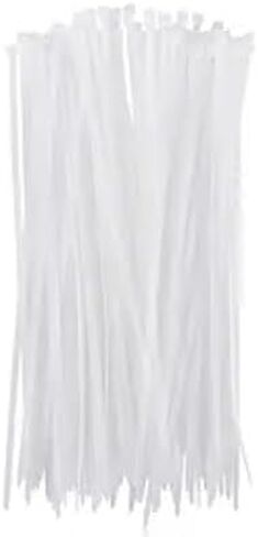 ربطات عنق بسحاب كبيرة مقاس 66 سم، 100 عبوة - أقصى حمل 200 رطل، درجة حرارة العمل 5 درجة فهرنهايت - 176 درجة فهرنهايت - أربطة أسلاك نايلون طويلة متينة وقابلة للتعديل لكل من الأماكن الداخلية والخارجية in Kuwait