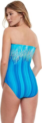 Gottex Women's Standard Moroccan Sky Bandeau One Piece in Saudi Arabia