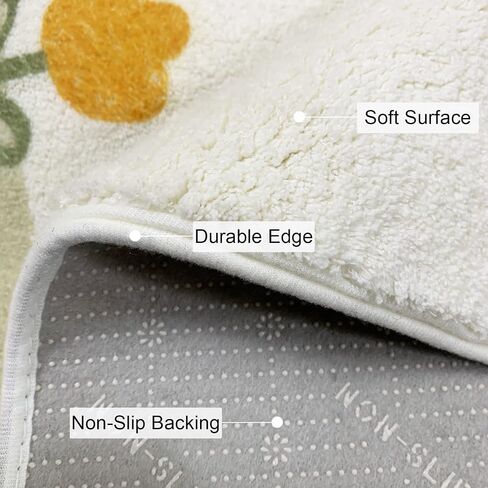 ABREEZE Kids Runner Rug 5.3FT، سجادة منطقة طريق المدينة، سجادة لعب للأطفال غير قابلة للانزلاق وقابلة للغسل، سجادة أرضية كرتونية لطيفة لغرفة المعيشة وغرفة النوم والحضانة 2.7 × 5.3 بوصة in Kuwait