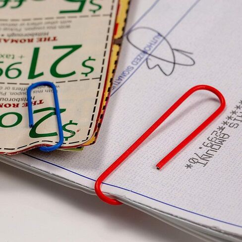 مشابك ورق مطلية بالألوان خالية من PVC من Officemate، 450 مشبك ورق مكتب لكل حوض (97229) in Saudi Arabia