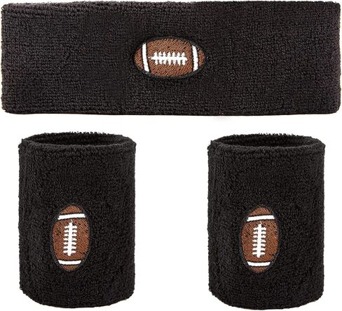 تتضمن مجموعة عصابات الرأس عصابة رأس رياضية وسوار معصم، وأساور معصم بنمط كرة القدم وعصابة رأس، وفرقة عرق رياضية للتمرين في صالة الألعاب الرياضية وكرة القدم وركوب الدراجات واللياقة البدنية، ومجموعة عصابة رأس للرجال والنساء والشباب in Kuwait