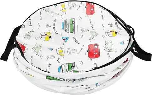 Pop Up Trash Can | Collapsible, Portable Trash Can for Camping with Zippered Lid | 19 x 20 Inches | Pop Up Trash Can for Camping, RVing, and much more! in Kuwait