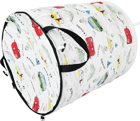 Pop Up Trash Can | Collapsible, Portable Trash Can for Camping with Zippered Lid | 19 x 20 Inches | Pop Up Trash Can for Camping, RVing, and much more! in Kuwait