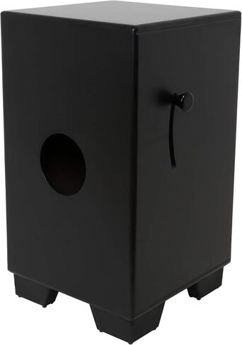 صندوق طبل كاجون من خشب البلوط (الارتفاع: 20 بوصة العرض: 12 بوصة الطول: 12 بوصة) - غير مصنوع في الصين - ثلاثة أفخاخ داخلية مع ميزات إضافية | الكاجون الأكثر شعبية على الإنترنت (أسود، CB50) in Kuwait