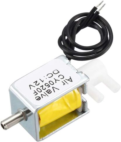 uxcell Miniature Solenoid Valve 2 Positions 3 Ways DC12V 0.2A Air Solenoid Valve, 2pcs in Saudi Arabia