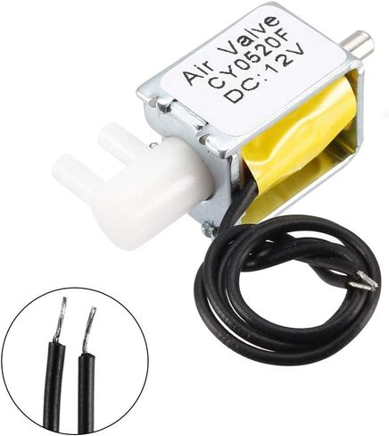 uxcell Miniature Solenoid Valve 2 Positions 3 Ways DC12V 0.2A Air Solenoid Valve, 2pcs in Saudi Arabia