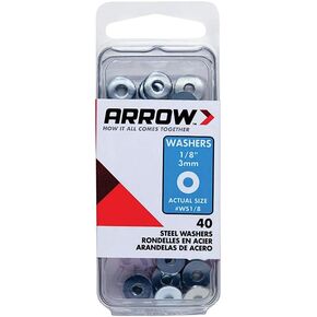 ARROW Fastener CO LLC WS1/8 Steel Washer 1/8"