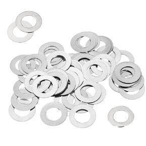 YXQ 8x14x0.3mm Ultra Thin Flat Spacers 304 StainlessSteel Flat Washers M8 (50Pcs)
