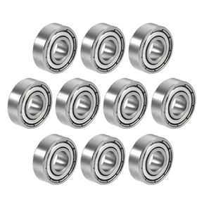 uxcell S696ZZ Stainless Steel Ball Bearing 6x15x5mm Double Metal Shielded S682 Bearings 10pcs