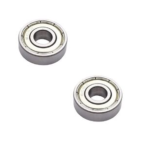Othmro Deep-Groove Ball Bearings,2Pcs 608ZZ Deep Groove Bearings 22x8x7mm High Carbon Chromium Bearing Steel GCr15 Roller Guide Bearing Ball Bearing for Scooters Dental Equipment Elevators