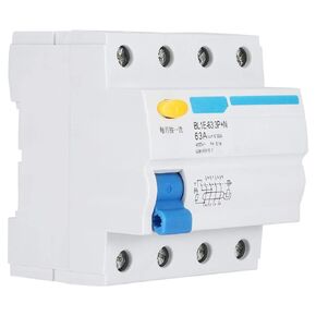 YWBL-WH BL1E-63 Current Circuit Breaker 3P+N 63A RCCB 230V 30mA Leakage Overload Short Circuit, Breaker