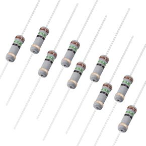 uxcell 100Pcs 15 Ohm Resistor, 1W 5% Tolerance Carbon Film Resistors, 4 Bands for DIY Electronic Projects and Experiments