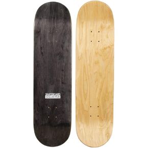 Skateboard Collective Blank Skateboard Deck, Random Top/Natural Bottom Self-Customizable Skateboard Deck, 7-Ply Maple Construction, Random Topsheet Color