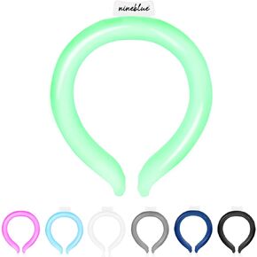 Neck Cooling Tube, Reusable Wearable Neck Cooler Body Cooling Products for Indoor Outdoor Summer Hot Weather (White)