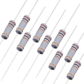 uxcell 100Pcs 20K Ohm Resistor, 1W 5% Tolerance Carbon Film Resistors, 4 Bands for DIY Electronic Projects and Experiments