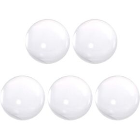 uxcell Clear Acrylic Contact Juggling Ball - 40mm(1 9/16 inch), 5 Pcs