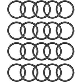uxcell Nitrile Rubber O-Rings, 15mm OD 12mm ID 1.5mm Width, Metric Sealing Gasket, Pack of 20
