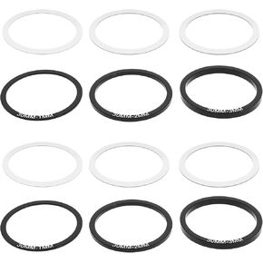 ECSiNG 12pcs Bike Bottom Bracket Gasket Bicycle Crank Crankset Bottom Spacer Crankset Shim Washers Parts Road Accessories for BB86/91/92/BB30/PF30