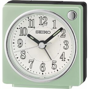 Seiko Fuji II Bedside Alarm Clock, Pearl Green