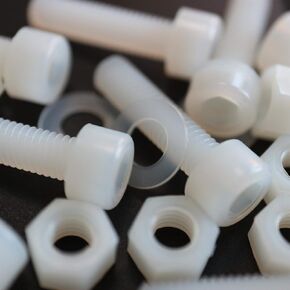50 x Nylon Socket Head, plastic machine screws, M3 x 20mm, Plastic Bolts, Nuts & Washers, Fasteners, 1/8 x 25/32
