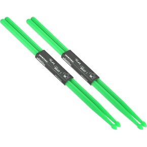 PATIKIL 2 Pairs Nylon Drumstick 7A Plastic Anti Slip Handle Drum Stick for Adults Electronic Drums Musical Instrument Percussion Blue, 16"