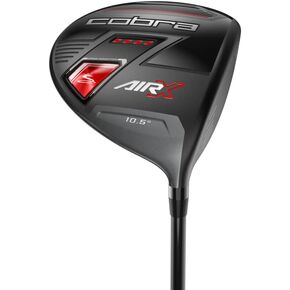 Cobra Golf 2022 Air X Driver (Men's, Left Hand, Cobra Ultralite 50, Reg Flex, 10.5), Grey-Red