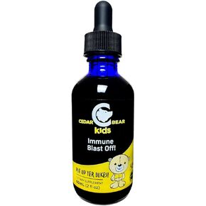 Immune Blast Off! for Kids a Liquid Herbal Supplement That Supports and Activates The Immune System's Response Throughout The Body, Specifically in The Respiratory System 2 Fl Oz