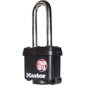 Master Lock (6) Keyed Alike Padlocks w/Thermoplastic Coating and 2"(51mm) Tall Shackle - Model # 311KALH-6