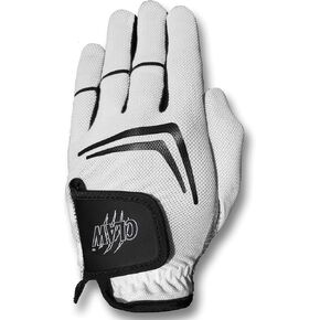 CaddyDaddy Claw Golf Glove for Men - Breathable, Long Lasting Golf Glove (White, Small, Right)