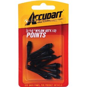 Escalade Sports Accudart Pack of 12 Nylon Points