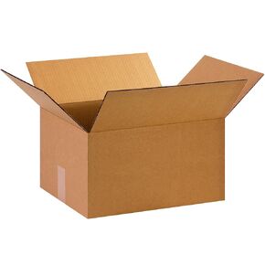 BOX USA 15 x 12 x 8 Corrugated Cardboard Boxes, Medium 15"L x 12"W x 8"H, Pack of 25 | Shipping, Packaging, Moving, Storage Box for Home or Business, Strong Wholesale Bulk Boxes