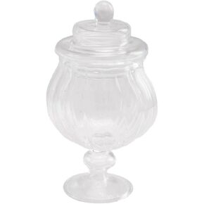 Containers with Lids Dollhouse Candy Jar Miniatures terrariums Miniature Glass jar Decorative Glass Container Decorations Small Apothecary Jars Ob11