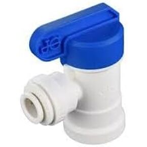 IPW Industries Inc-John Guest - Polypropylene Tank Ball Valve 1/4" NPT / 1/4" OD - PPSV500822W