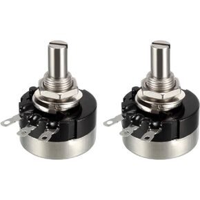 uxcell RV24YN20S 10K Ohm Variable Resistors Single Turn Rotary Carbon Film Potentiometer 2pcs