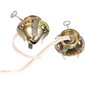 2pcs Kerosene Lamp Holder Oil Lamp Wicks Oil Lamp Accessories Kerosene Lamp Parts Oil Lamp Replacement Parts Kerosene Lamp Replacement Burner Kerosene Oil Lamp Burner Oil Burners