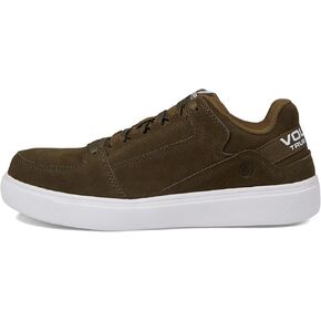 Volcom® Evolve EH Comp Toe Men Shoes – Suede and Leather Upper – Soft Insole – Memory Foam Cushioning Olive 8.5 M