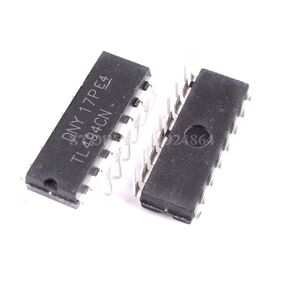 Major Brands TL494CN Voltage Mode Pulse Width Modulator Controller Circuit, 250Ma, 16-Pin, PDIP, 3.3 mm H x 6.4 mm W x 19.81 mm L,Black, DIP16 (Pack of 10)