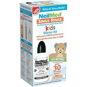 NeilMed Pediatric, Bottle Kit for Saline Nasal Rinse (304), 8 Piece Set