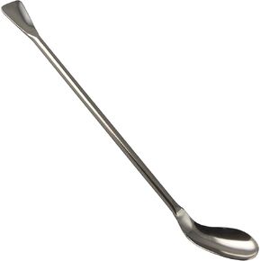SP Bel-Art Ellipso-Spoon and Spatula Sampler; 21cm Length, 10ml, Stainless Steel (H36807-0021)