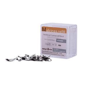 Dental Matrices Matrix Refill Metal Sectional Contoured (Small with Ledge Refill 50 Pcs)