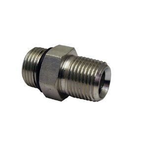 Apache 39038866 5/8" Male O-Ring Boss x 1/2" Male Pipe, Hydraulic Adapter