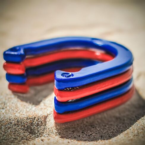 مجموعة Trademark Innovations Pro Horseshoe - فولاذ مطلي بمسحوق مع حقيبة حمل in Saudi Arabia