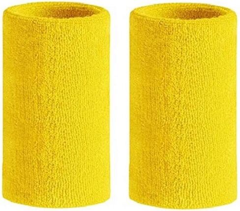 6 inch Wrist Sweatbands Sports Wristband Cotton Sweat Band Armbands for Men and Women Tennis, Basketball, Running, Gym, Working Out (1 Pair) in Saudi Arabia