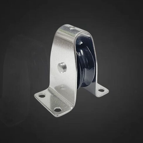 كتلة بكرة ثابتة للتركيب على الحائط للقوارب البحرية والإبحار والقوارب الشراعية وقوارب الكاياك وسحب ملحقات حبل الأسطوانة، تناسب حبل 1/4 بوصة واط in Kuwait