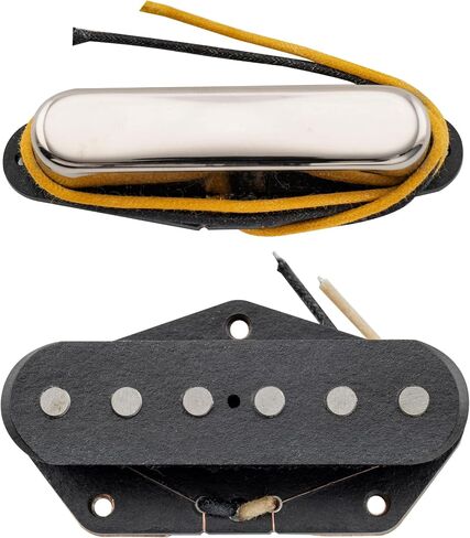 The Revival Pickups RPT1 TG Specials Vintage Alnico 5 Tele Pickups Set Neck Bridge Pickup for Telecaster Style Electric Guitar, Nickel in Saudi Arabia