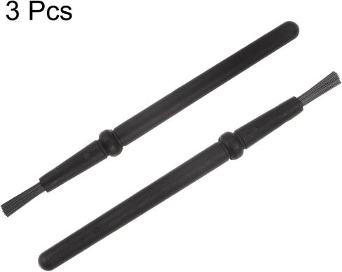3pcs Anti-static Cleaning Brush 20mm Dia PV Plastic Conductive Bristles Small Narrow Anti Static ESD Brushes for Clean PCB Laptop Keyboard Fan in Saudi Arabia