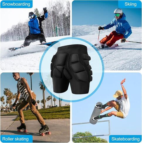3D حماية الورك EVA وسادات بعقب السراويل الواقية المبطنة - وسادة تحطم للتزلج على الجليد والتزلج على الجليد in Kuwait