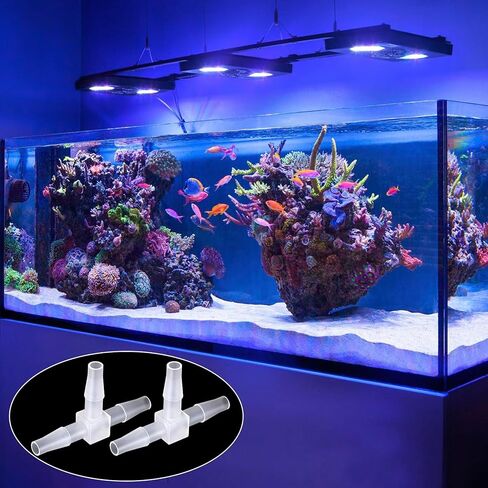 6 قطعة 1/4 "ID خرطوم بارب تركيبات ، T على شكل خرطوم بارب مع 3 طريقة الأنابيب موصلات الاتحاد محول لخرطوم أنبوب خط الهواء in Kuwait